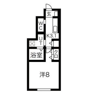 grand claire(グランクレール)A棟【1階】の間取り