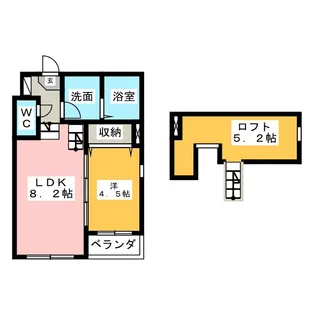 プリマベーラK【1階】の間取り