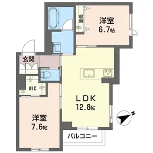【新築】エスポアコリーヌ【SHM】【4階】の間取り