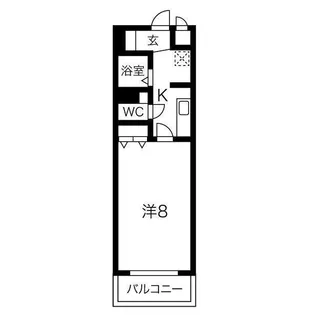 ソレイユ山代【3階】の間取り
