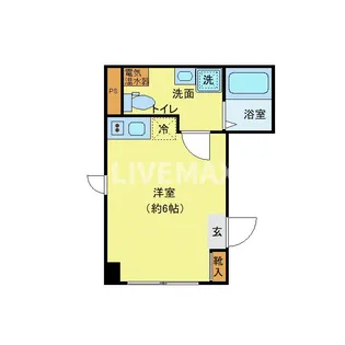 CRED門前仲町【3階】の間取り