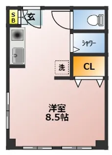 西巣鴨ビル【3階】の間取り