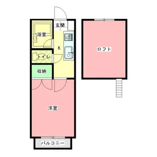 ベルフォーレ【1階】の間取り