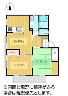 アイエスハウス【2階】の間取り