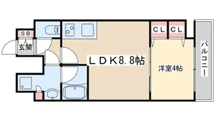 スプランディッド7【7階】の間取り