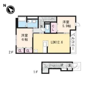 ルミエール【2階】の間取り