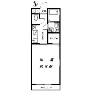 アイズコート清和【1階】の間取り