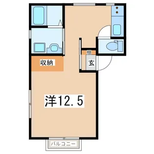 福島県郡山市富久山町久保田字梅田【アパート】の間取り