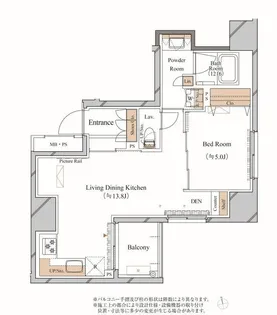 東京都台東区東上野3【マンション】の間取り
