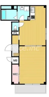 京橋オリエンタルキューブ【2階】の間取り