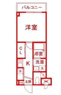 EARTH岡野【3階】の間取り