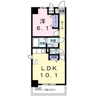 プロスペリテ【5階】の間取り