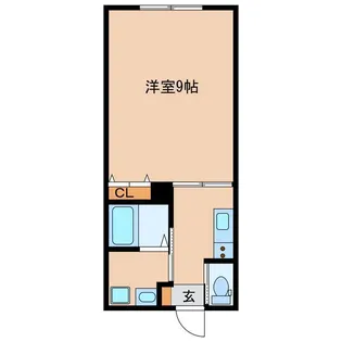 ビエナ山口B棟【1階】の間取り