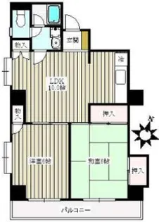 グリーンヒル文京【7階】の間取り