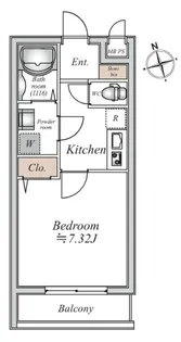 ドゥーエ四谷三丁目【2階】の間取り