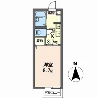 ブッシュ・クローバー【2階】の間取り