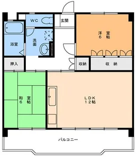 友岡マンション【3階】の間取り