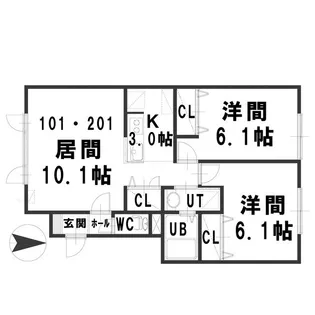 リライズ【2階】の間取り
