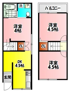 大阪府守口市八雲北町2【一戸建】の間取り