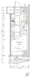 Log横浜駅東【10階】の間取り