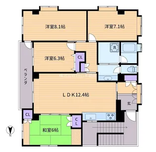 ソネット笹塚【3階】の間取り