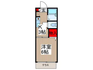 フォーブル西浦和【1階】の間取り