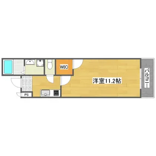 フジパレス粉浜II番館【3階】の間取り