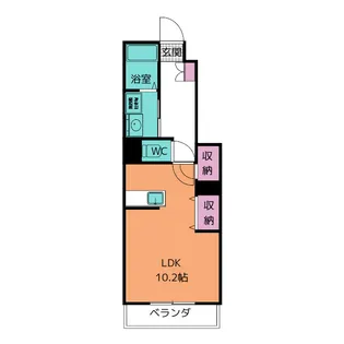 ブロードヒルズ【1階】の間取り