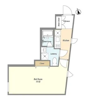 東京都大田区南蒲田1【マンション】の間取り