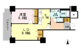 品川シーサイドビュータワーI【3階】の間取り