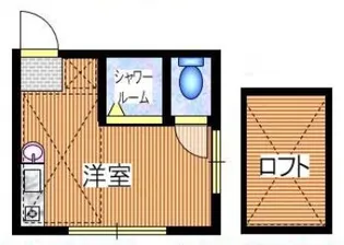 シエスタミント【2階】の間取り