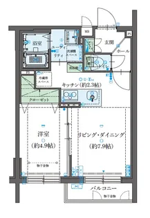 ファインクラス札幌琴似【5階】の間取り