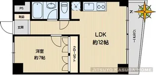 ベルザ桜木【3階】の間取り