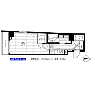 ステージグランデ新中野アジールコート【4階】の間取り