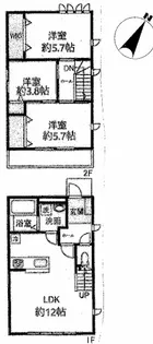 千葉県我孫子市白山1【一戸建】の間取り