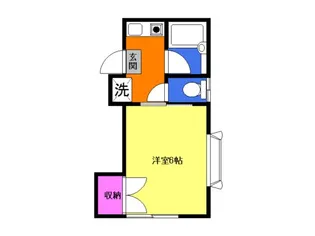ベルメゾン三田【2階】の間取り