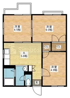 高田杜ハイツ A棟【2階】の間取り