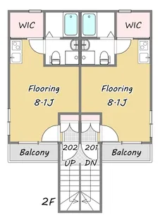フラット下北沢エマージェンス【2階】の間取り