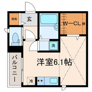 セゾン広尾【2階】の間取り