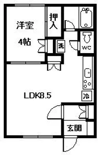 北門の杜【2階】の間取り