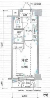 リヴシティ新宿壱番館【4階】の間取り