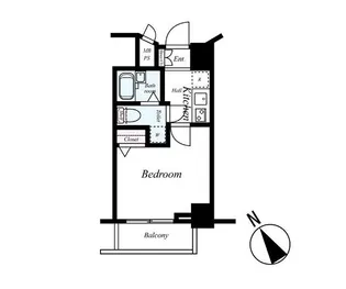 エクセリア旗の台【9階】の間取り
