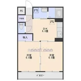 サンライズマンション【1階】の間取り