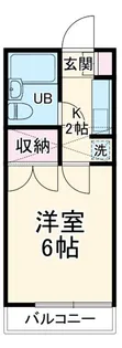 ピュアブラッサム【2階】の間取り