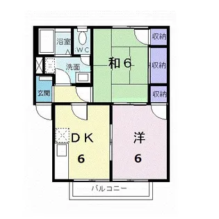 サンライズKS【2階】の間取り