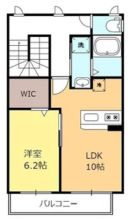 クラスペースFUJI B【2階】の間取り