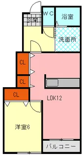 パルテールII【1階】の間取り