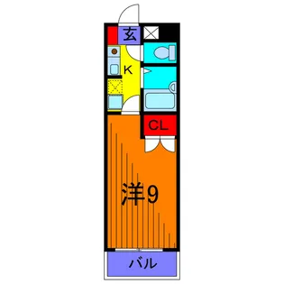 ボナール17BLD【7階】の間取り