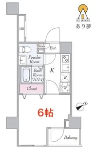 LOG SAKURAGICHO【2階】の間取り