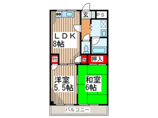 木村ビル【2階】の間取り